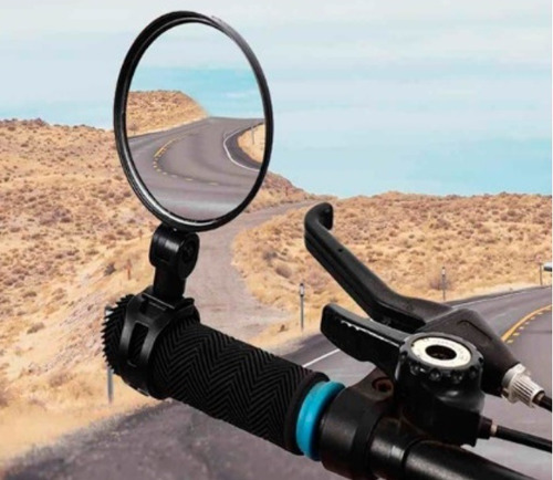 Imagem 2 de 3 de Kit Com 2 Espelhos Retrovisor Para Guidão Bike Bicicleta