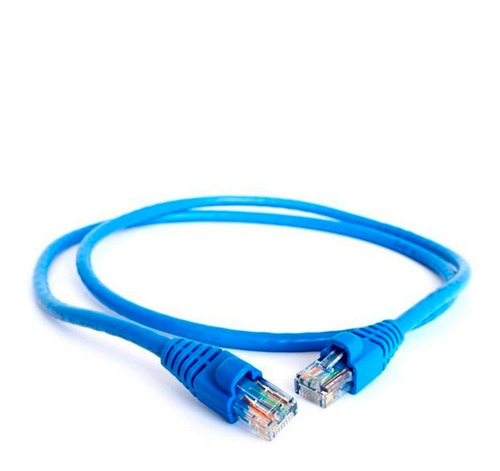 Patch Cord Wireplus + 1 Metro Color Azul Cat6 Certificado