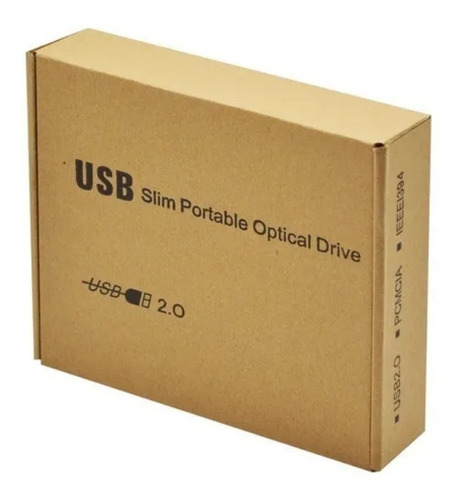 Imagen 5 de 5 de Unidad Quemadora Externa Slim, Cd, Dvd-rw Portable Usb 2.0