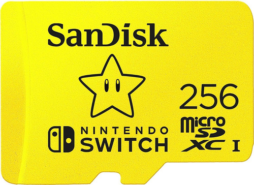 Memoria Micro Sd Clase 10 Sandisk 256gb Para Nintendo Switch