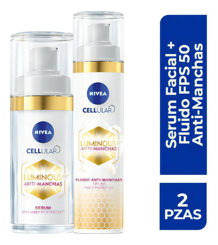 Nivea Cellular Luminous Serum + Fluid 630° Anti-Blemish 2 pçs.
