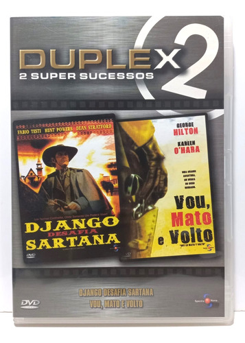 Dvd Duple - Django Desafia Sartana/ Vou, Mato E Volto 