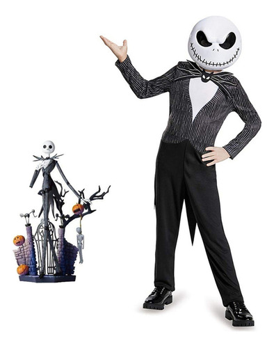 Disfraz De Jack Skelington Para Niños Antes De Navidad