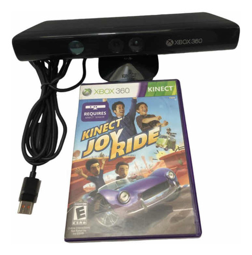 Sensor Kinect Xbox 360 + Jogo Kinect Joy Ride Original (Recondicionado)