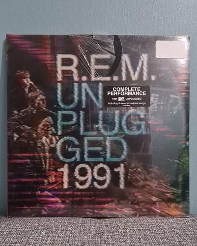 Lp R.e.m. Mtv Unplugged 1991, Incluye Envío
