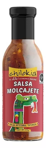 Salsa Molcajete Casera Martajada Chilokia 360 G