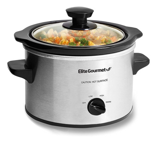 Elite Gourmet Mst-250xs# Olla De Cerámica De Olla...