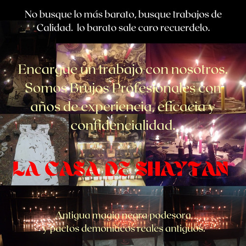 Poderoso Shaytan. Pactos Demoniacos Reales. Magia Antigua.
