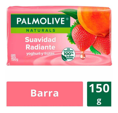 Jabón En Barra Palmolive Naturals Yoghurt Y Frutas 150g