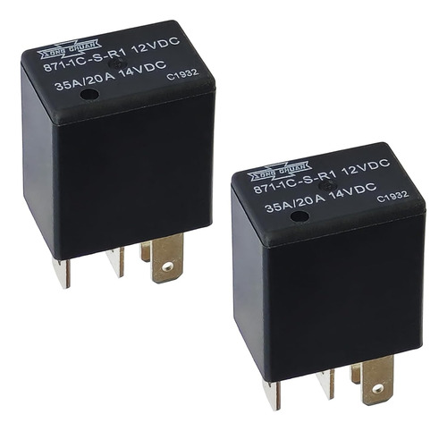 Relé Automotriz 12vdc 35a/20a 5 Pines Spdt