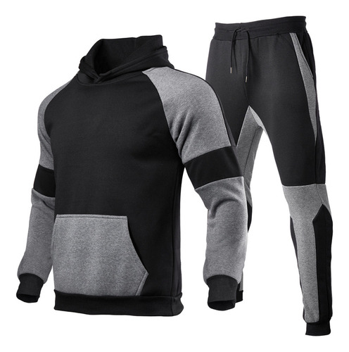 Conjunto Deportivo Colores Contrastantes Sudadera Deportiva