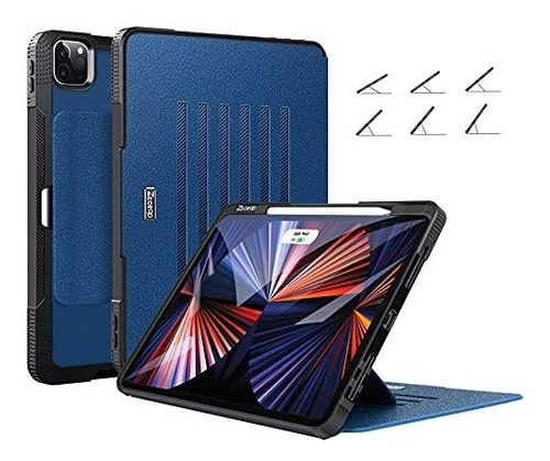 Imagen 3 de 9 de Funda Protectora iPad Pro 12,9 Magnética Premium 5ªgen 2021