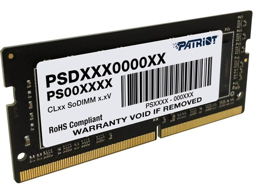 Memoria Notebook 16gb Ddr4 2666mhz Patriot Psd416g266681s