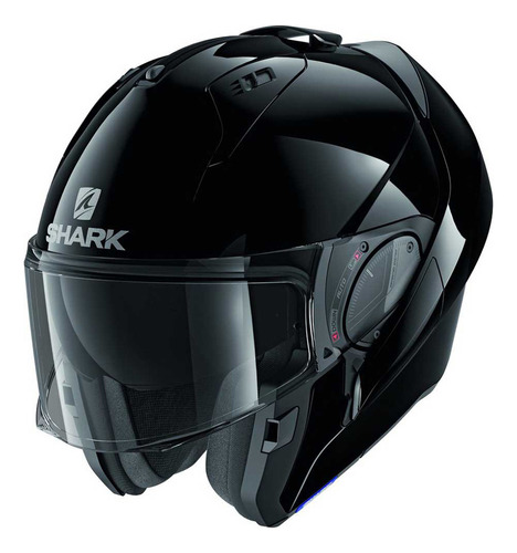  Capacete Shark Evo Es Blank Blk Preto Original Lançamento  