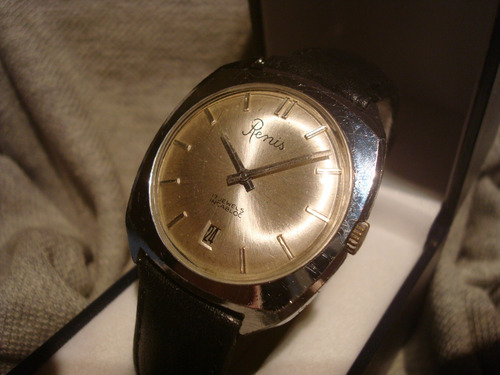 Excelente Reloj Renis Calendario 1968 Impecable! Muy Bueno!!