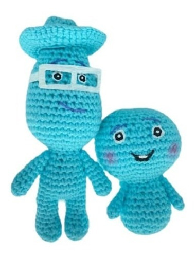Amigurumi Crochet Paquete De 2 Personajes Soul Tejido A Mano