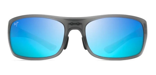 Lentes De Sol Maui Jim Big Wave - Negro / Azul - B440-11m