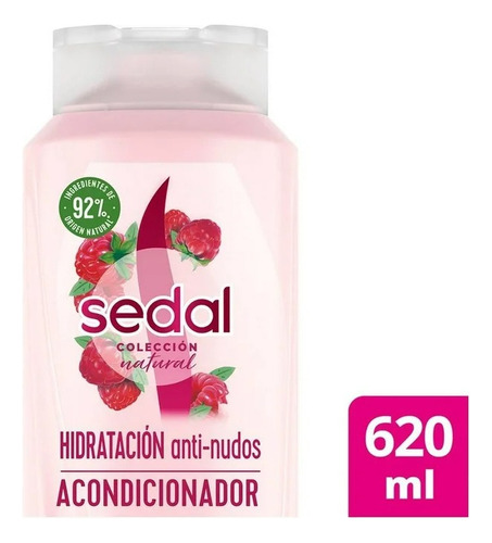 2 Pza Acondicionador Sedal Anti-nudos Frambuesa Y Óleos 620