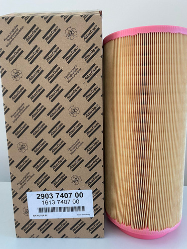 Atlas Copco Filtro De Aire 2903-7407-00 Ga30-ga37-ga45 Gris Oscuro 60 Trifásica