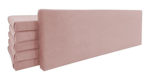 Placa Adesiva Cabeceira Cama Casal Box Estofada Quarto Cores Cor Rosa