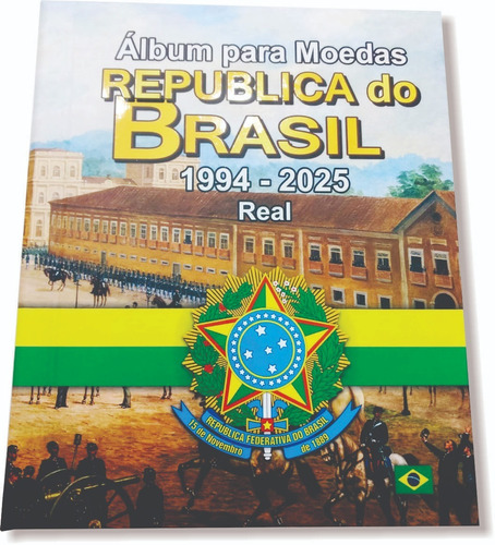 Album Para Moedas Real 1994 A 2025 E Comemorativas, Incrivel