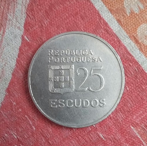 Moneda De 25 Escudos Año 1980