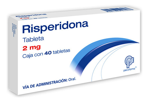 Risperidona 40 Tabletas 2 Mg