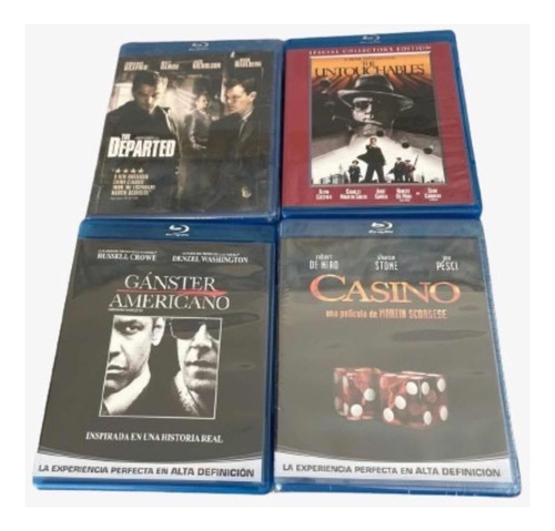 Paquete De Películas De Gánsters En Formato Blue Ray (Usado)