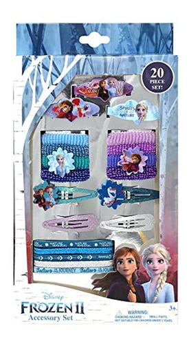 Frozen 2 Niñas 20 Piezas Accesorios Conjunto Con 3 Pasadores