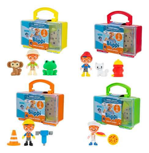 Blippi Mini Valija Sorpresa Deluxe Lunch Box Con Accesorios