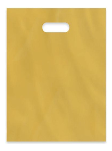 Sacola Plástica Boca De Palhaço Amarela 30x40 - 250unid