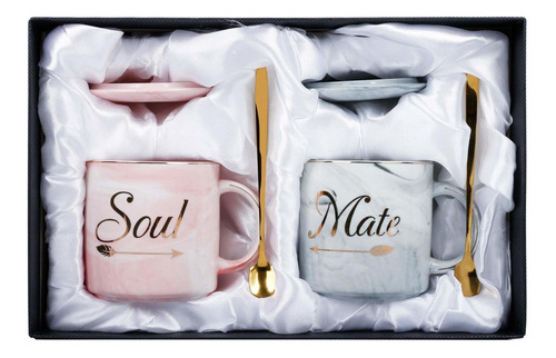 Momugs Soul Mate Tazas Para Parejas Tazas De Compromiso Únic