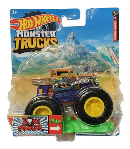 Hotwheels Monster Trucks Bone Shaker Fyj44 - Mattel 