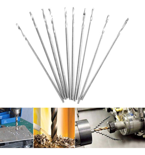 Broca Hss Twi-fs De 40 Unidades, 0,5 Mm A 2,0 Mm, Vástago Re