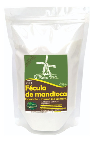 Fécula De Mandioca (almidón De Yuca) X 250gr