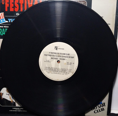 Vinil - Festival Do Tio Sam Club - Rap Nacional Volume 1 (Usado)