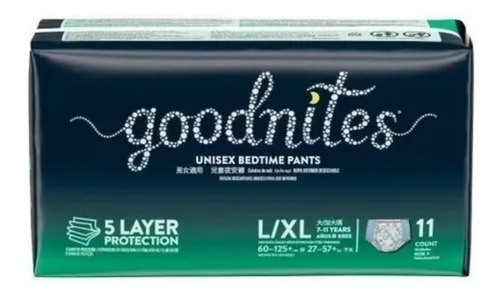 Pañales Goodnites Ropa Interior Pants Pack X4 L/xl