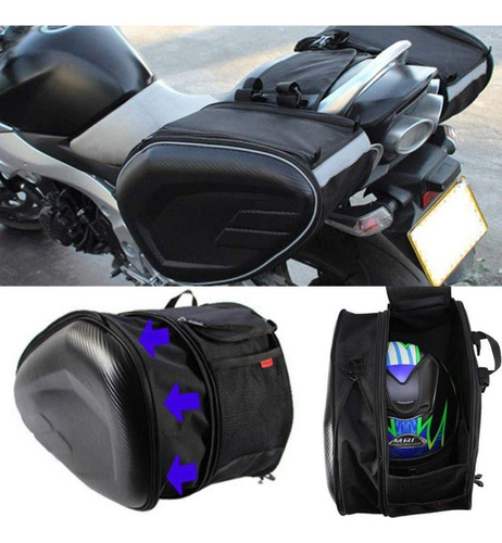 Bolsa Alforge Bauleto Moto Par Lateral 58 Litros Universal