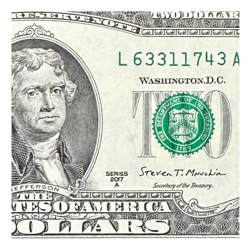 Estados Unidos - 2 Dólares - Año 2017 A - L - San Francisco