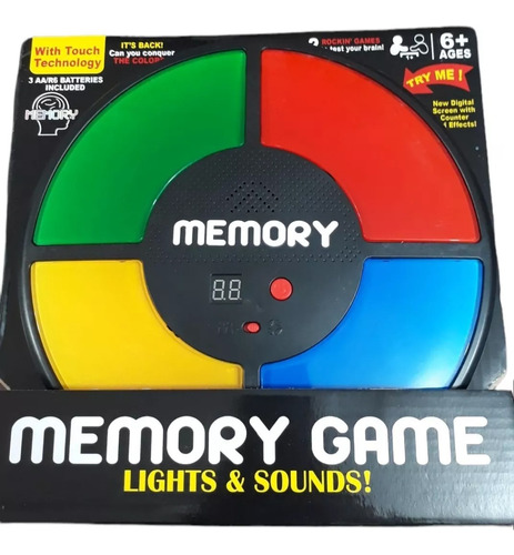 Juego De Memoria Memory Game Grande Memo Disco Simil Simon