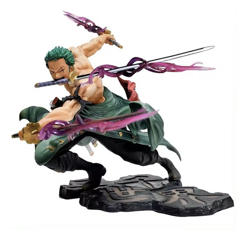 Boneco One Piece Zoro Coleção Action Três Espedas