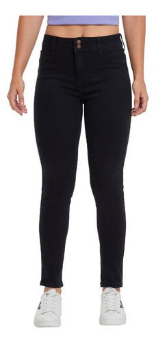 Jeans Mujer Skinny Push Up Jeny Negro Fashion's Park