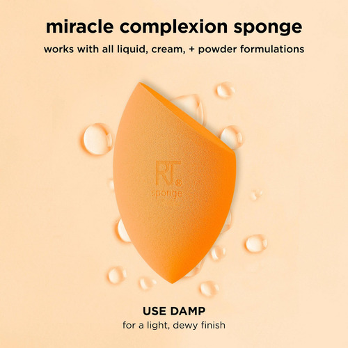 Real Techniques, Paquete De 2 Esponjas Miracle Complexion,