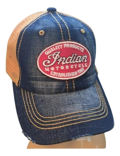 Gorra Indian Motorcycle Vintaged Original - A Pedido_exkarg