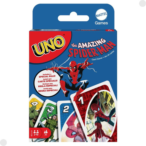 Jogo De Cartas Uno The Amazing Spider-man Hxy08 - Mattel