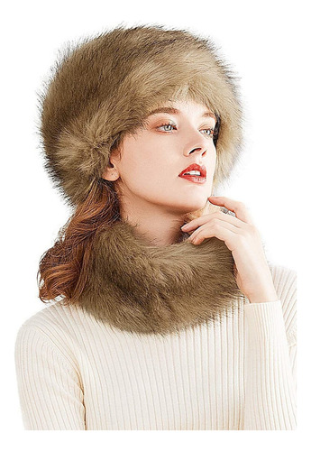 Sombreros De Piel Sintética Estilo Cosaco Ruso Para Mujer