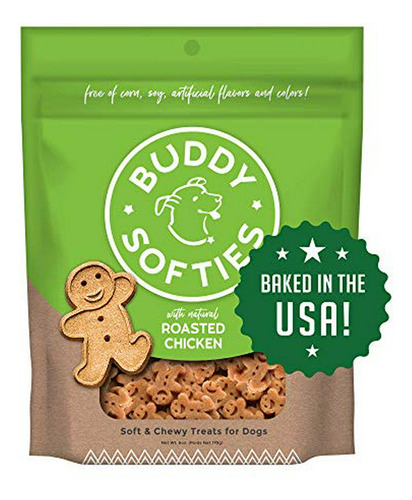 Snacks Buddy Biscuits 938072 Pollo - 6 Oz (paquete De 4)