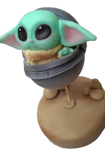 Adorno De Torta De Baby Yoda