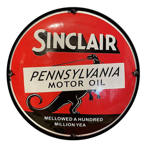 #413 - Cuadro Decorativo Vintage / Garage Auto Sinclair Oil 