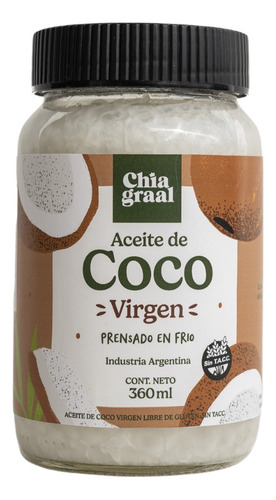 Chia Graal - Aceite De Coco Virgen 360ml